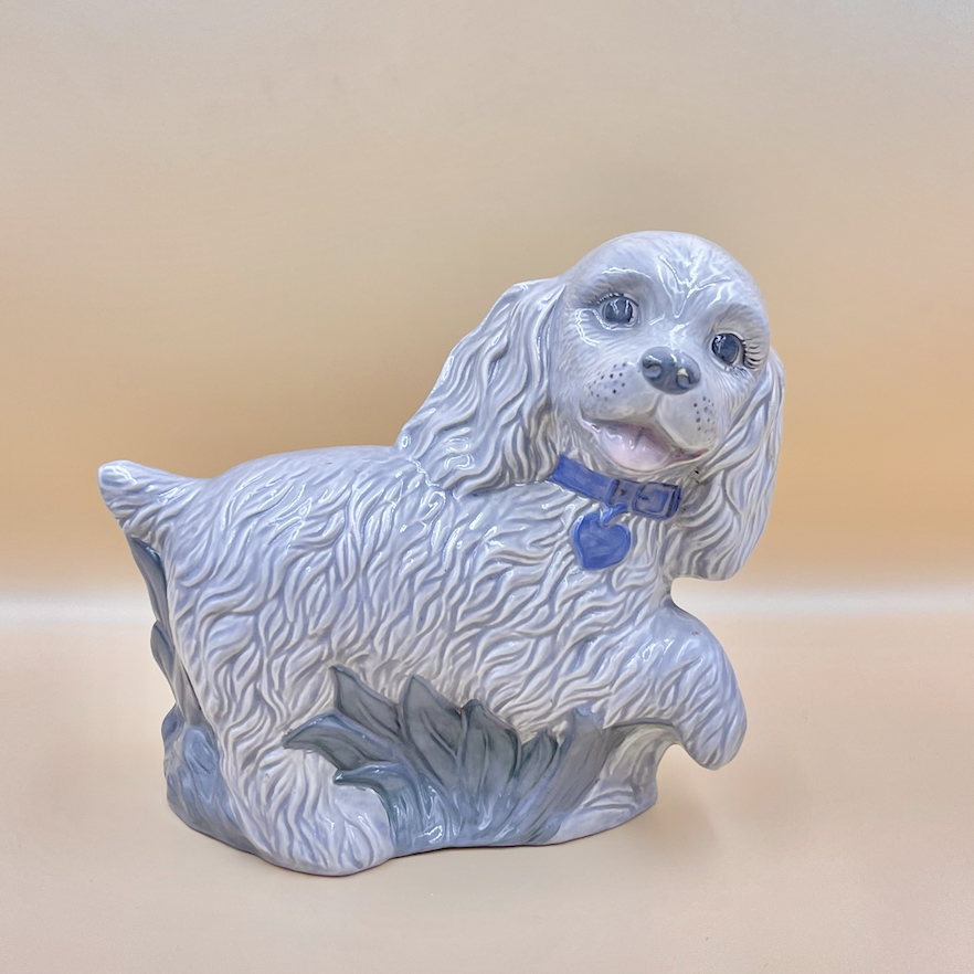 80s vintage ceramic dog 2