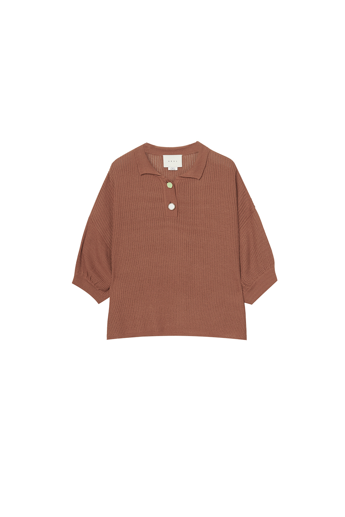 Button Detail Pullover Knit