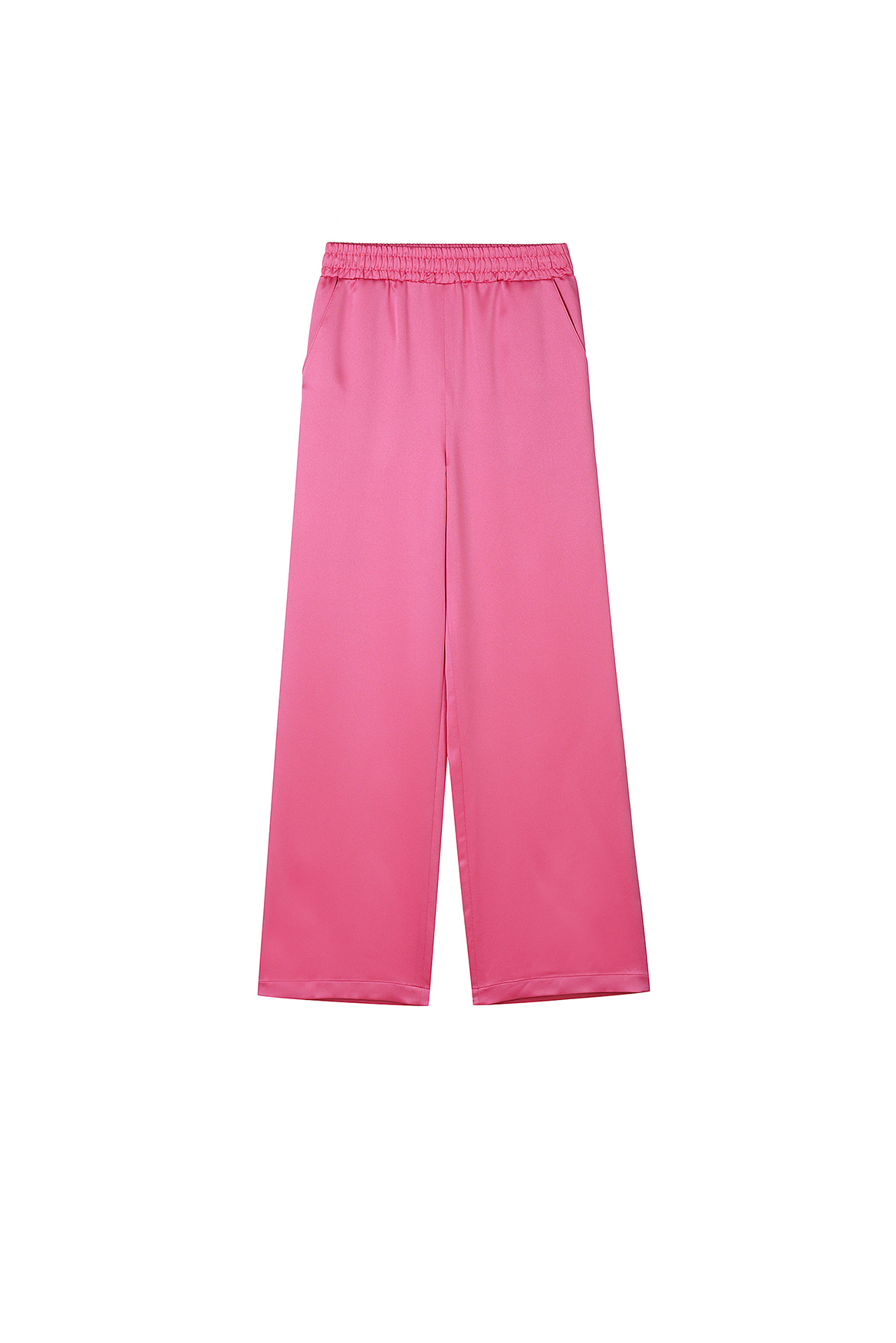 Silky Banding Pants_Pink Power