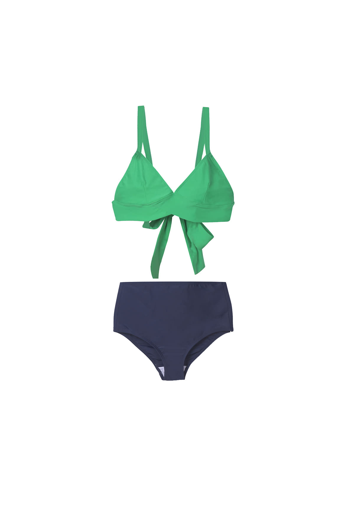 Puzzling Colour Bikini Set_Island Green / Navy