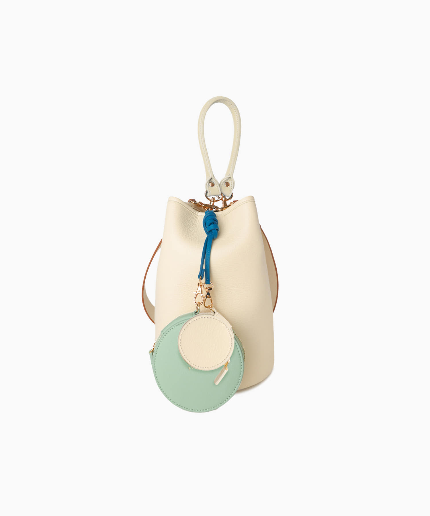 【新品未使用】FIBRENO BUCKET BAG(アイボリー)定価29600円 SET] MY BUCKET BAG • 25 IVORY - FIBRENO