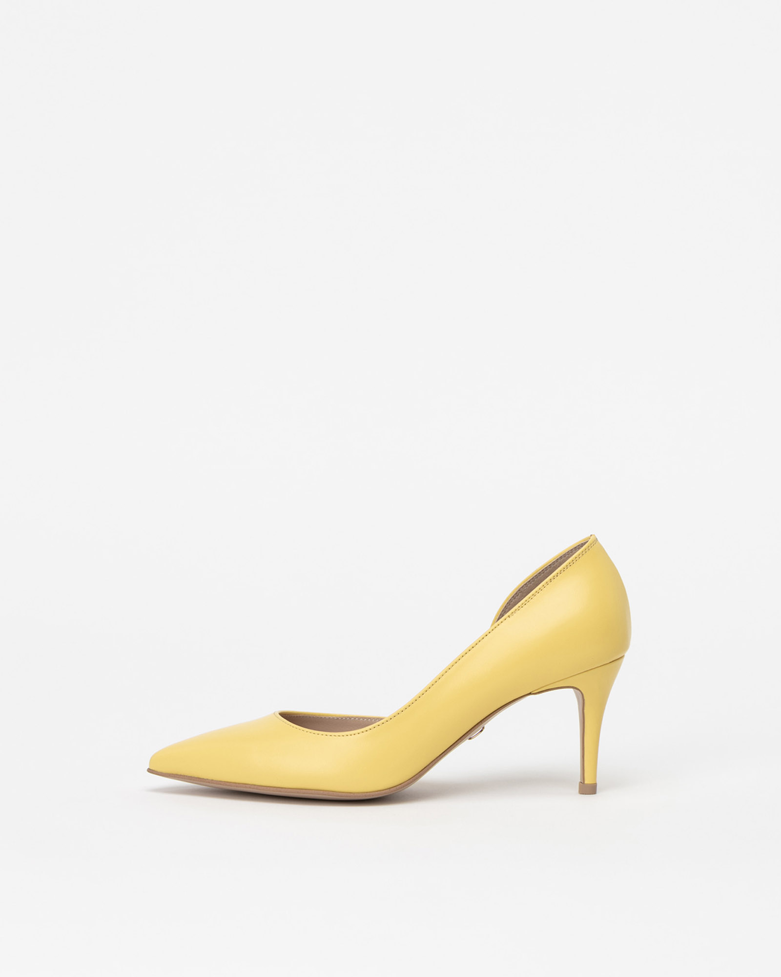 Lecote Side-cut Pumps in Flower Yellow