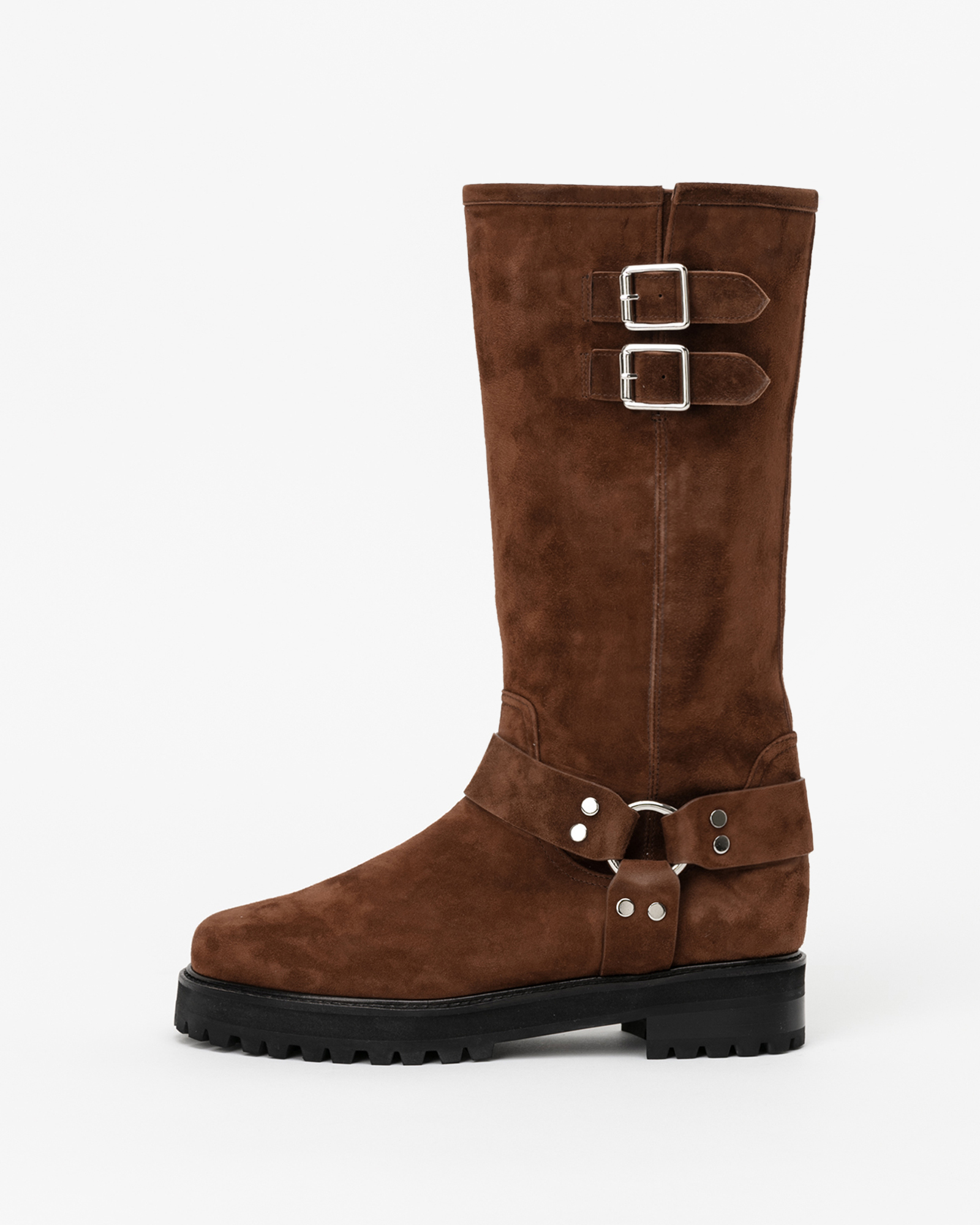 Brooklyn Belted Riding Boots