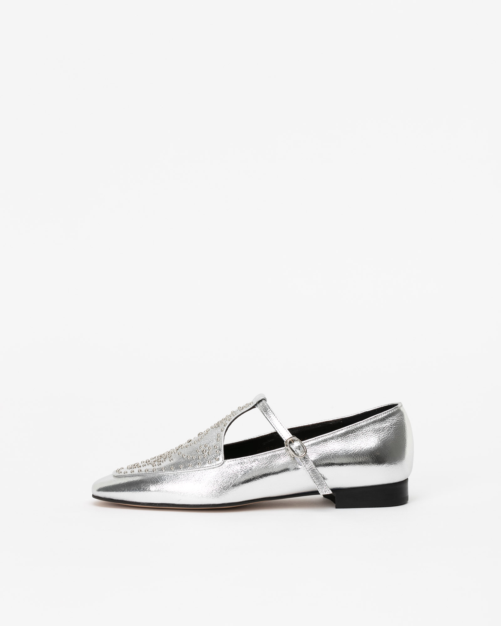 Pavo Embellished T-strap Loafers