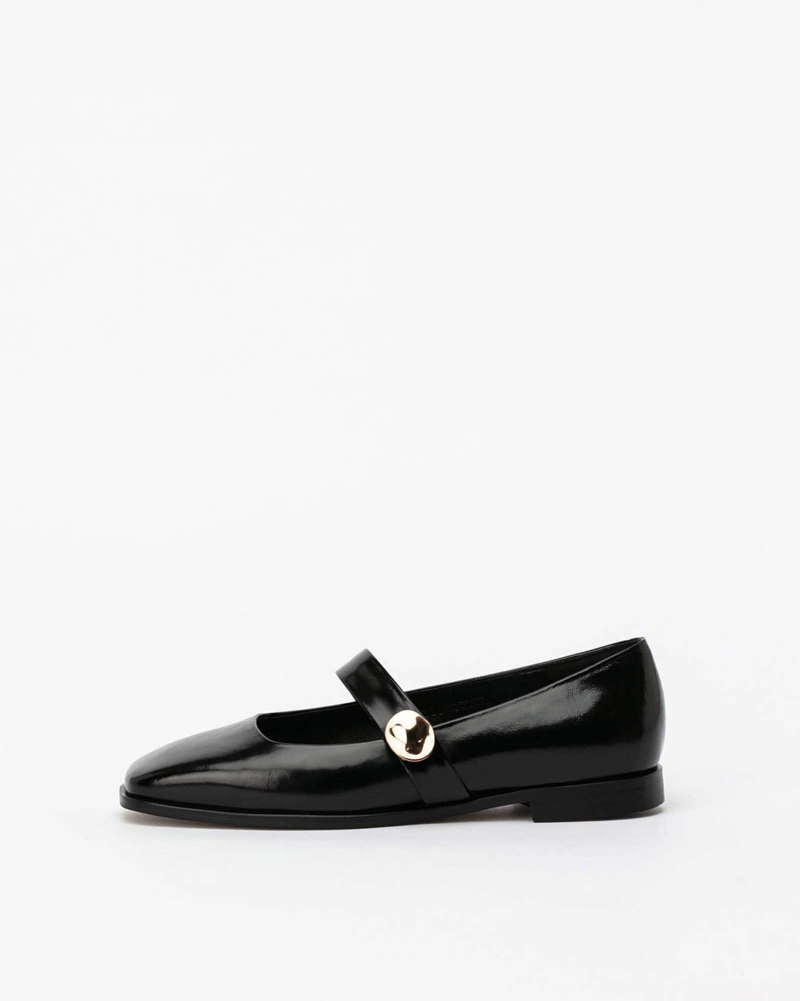 Mealan MaryJane Flat Shoes in Black