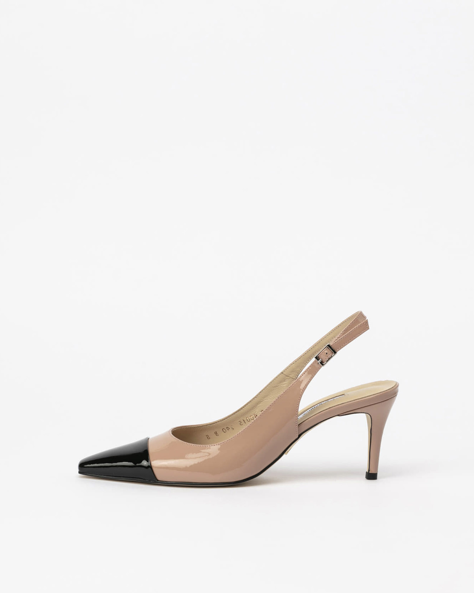 Kernell Slingbacks in NeoIndy Pink with Black Toe
