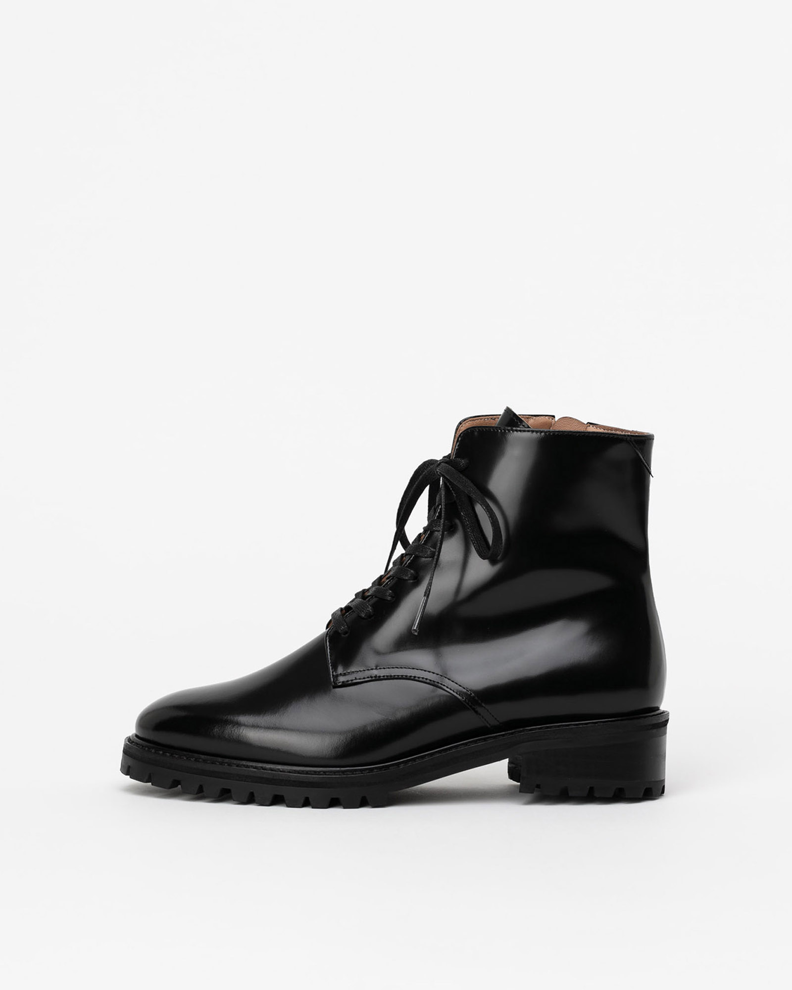 Starling Lace-up Boots in Black Box
