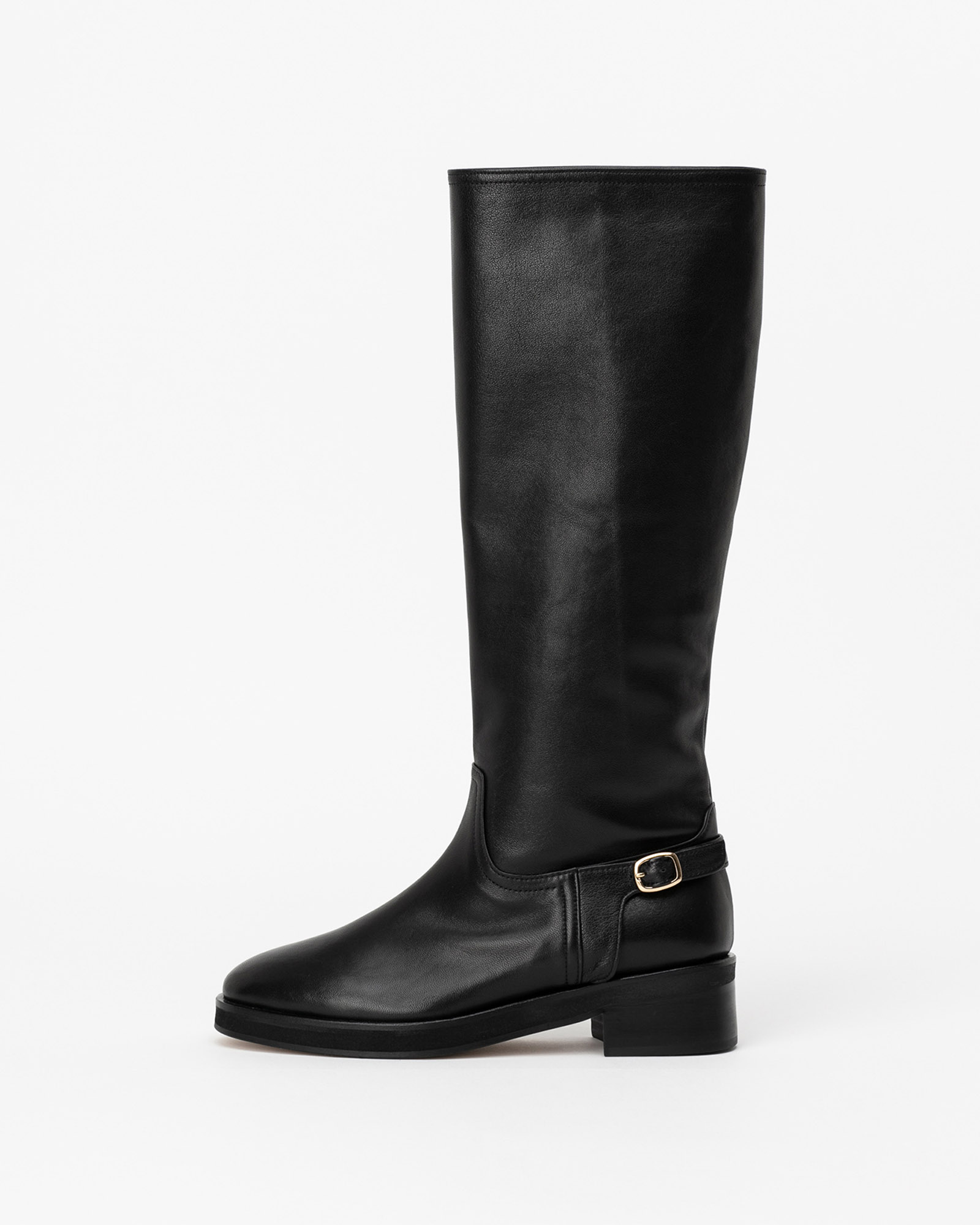 Stalian Riding Boots in Black