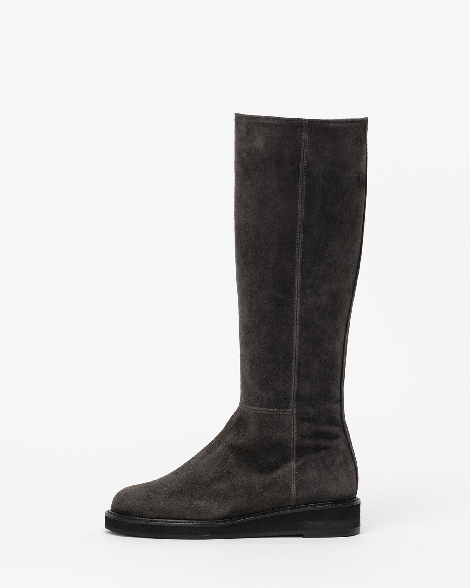 Seychelle Boots in Charcoal Grey Suede