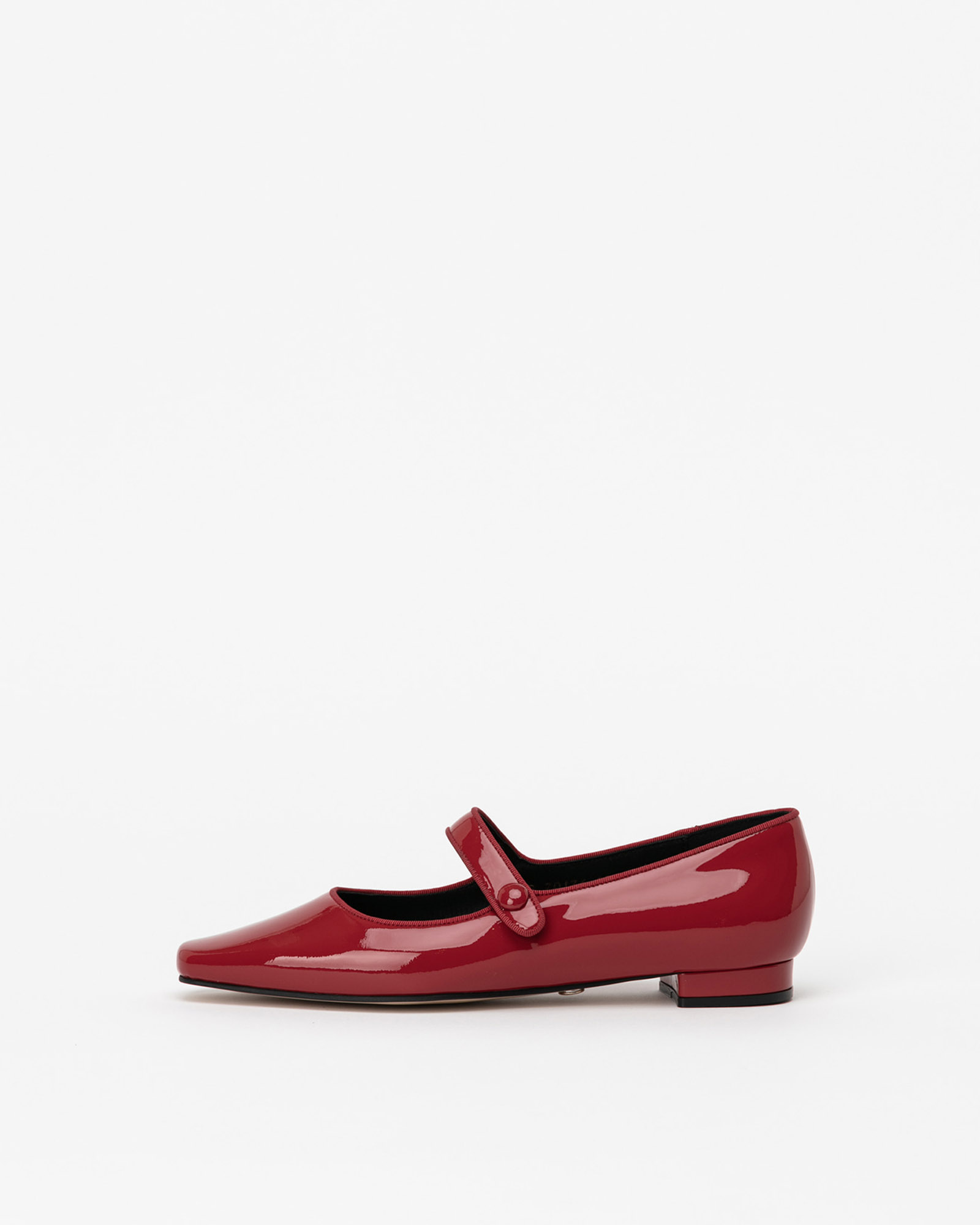 Clotte Maryjane Flats in  Red Patent