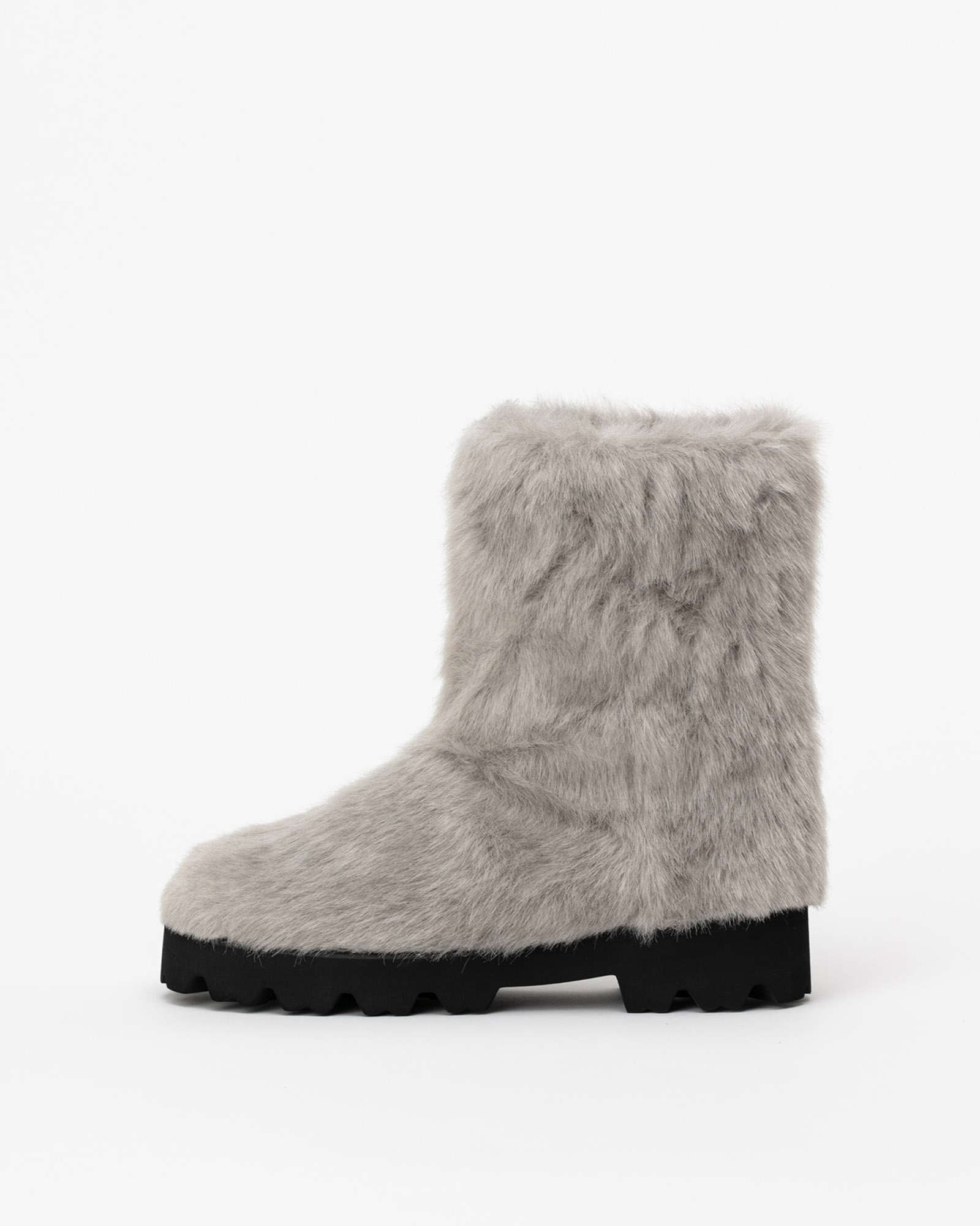Bamba Faux-fur Boots in Gray