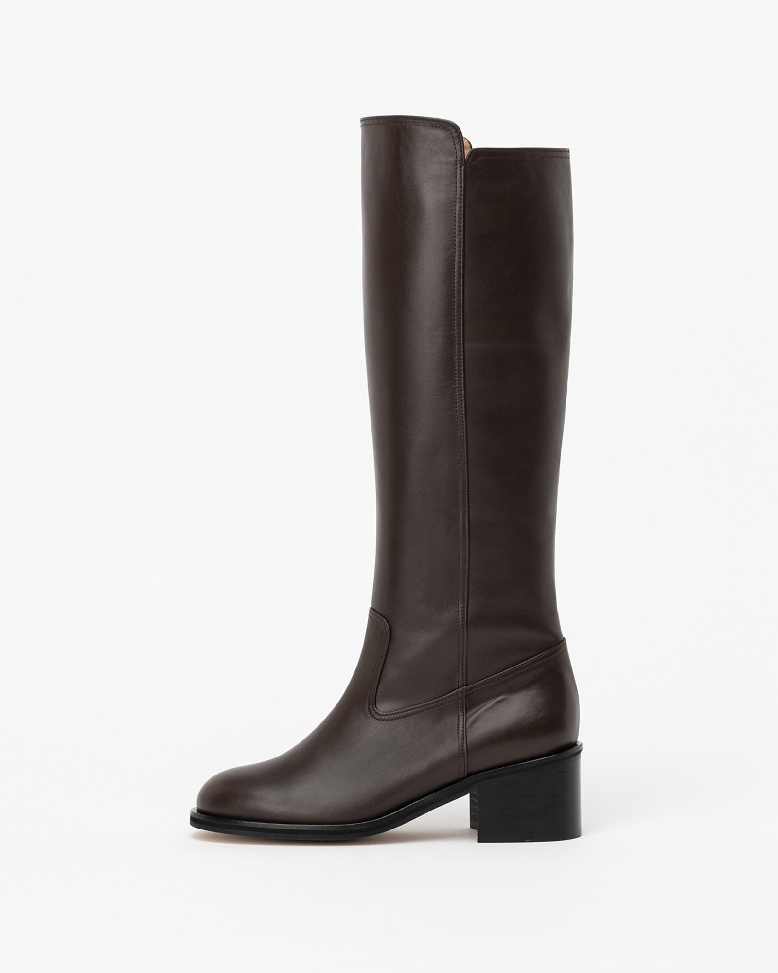 Velma Riding Boots in Roast Brown