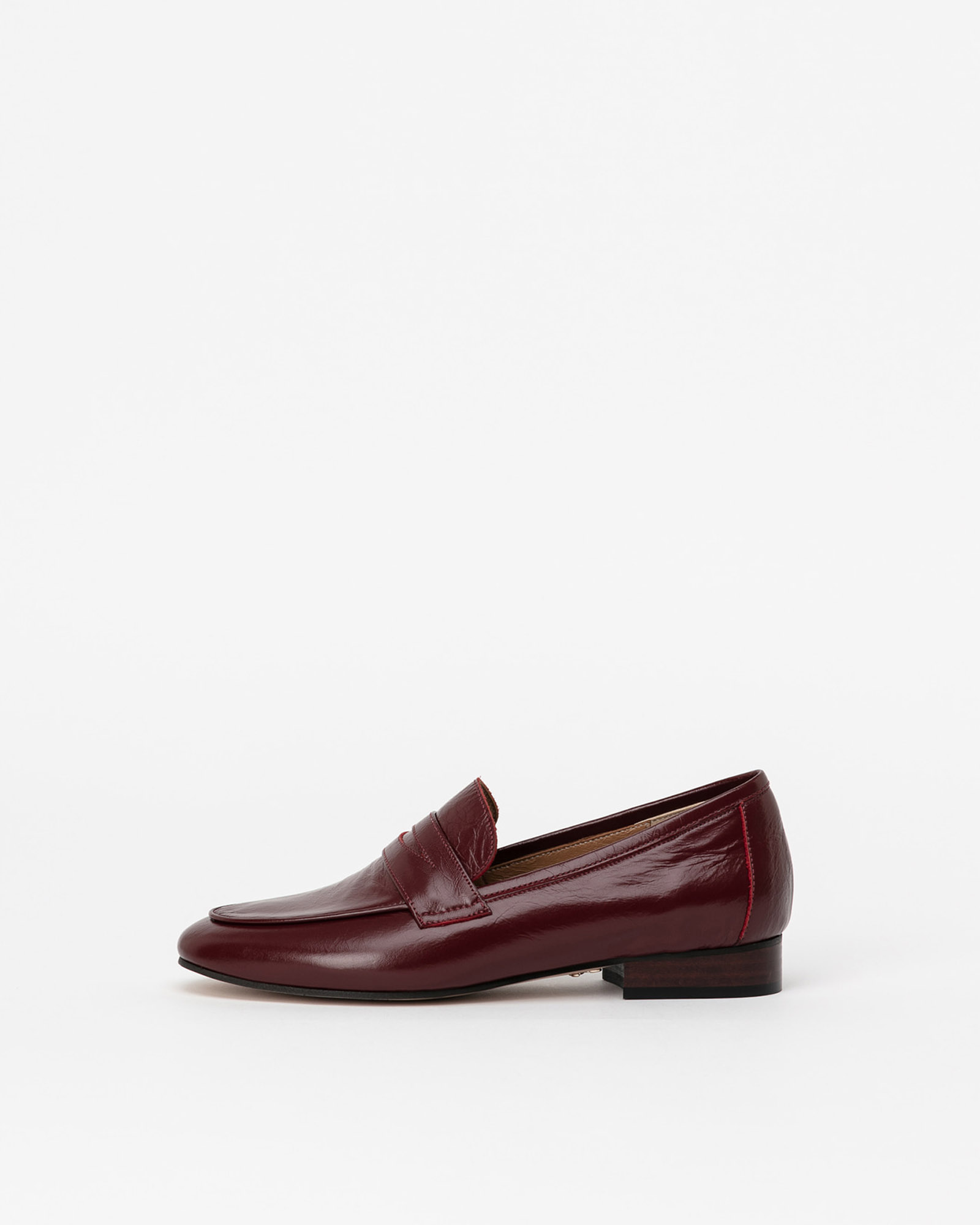 Sante Soft Loafers in Wrinkled Wine