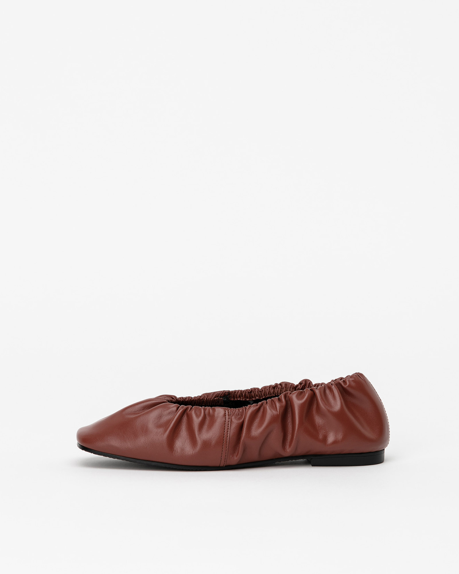 Lucerne Soft Flat Shoes in Ruby Brown