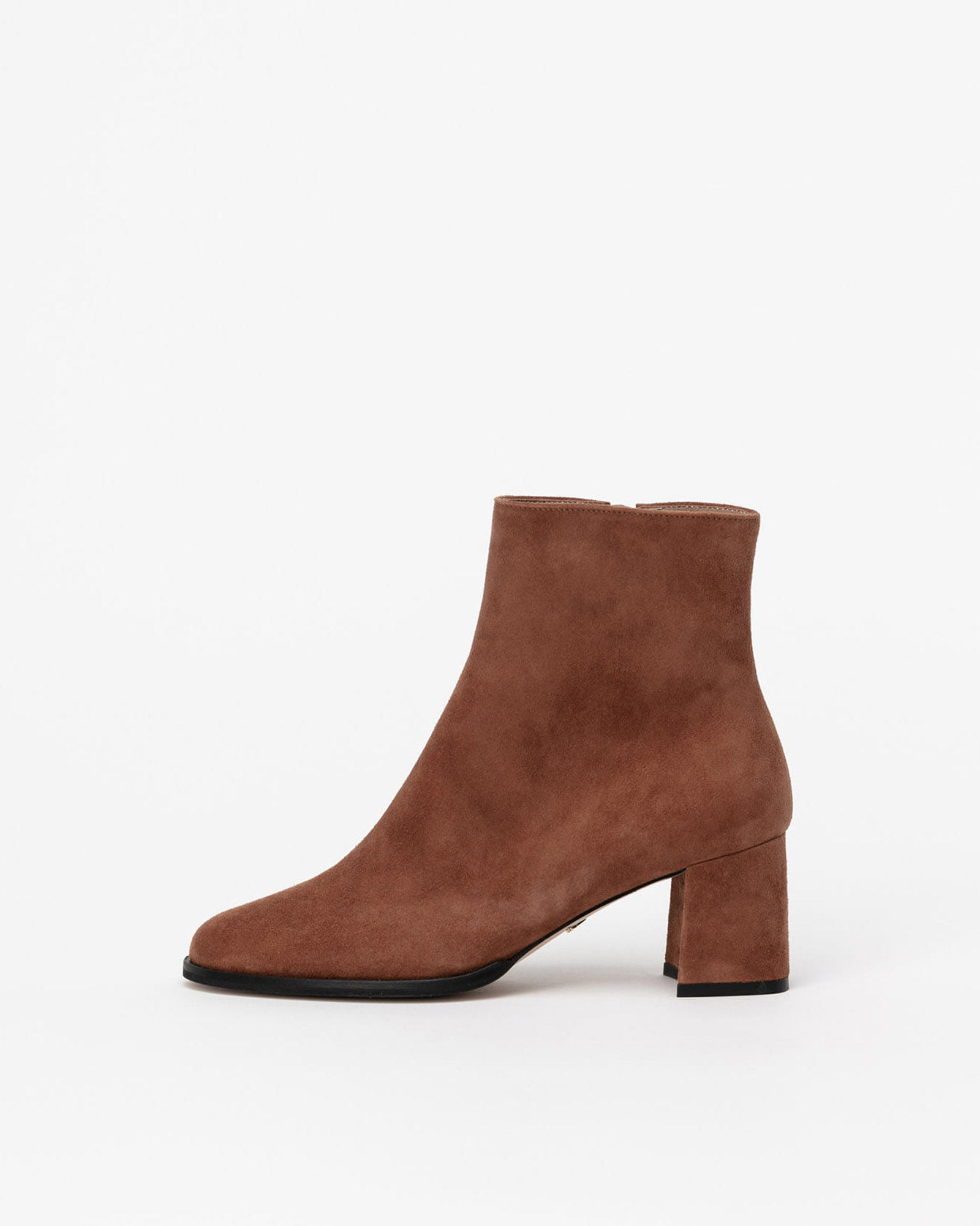 Polka Boots in Mocha Brown Suede