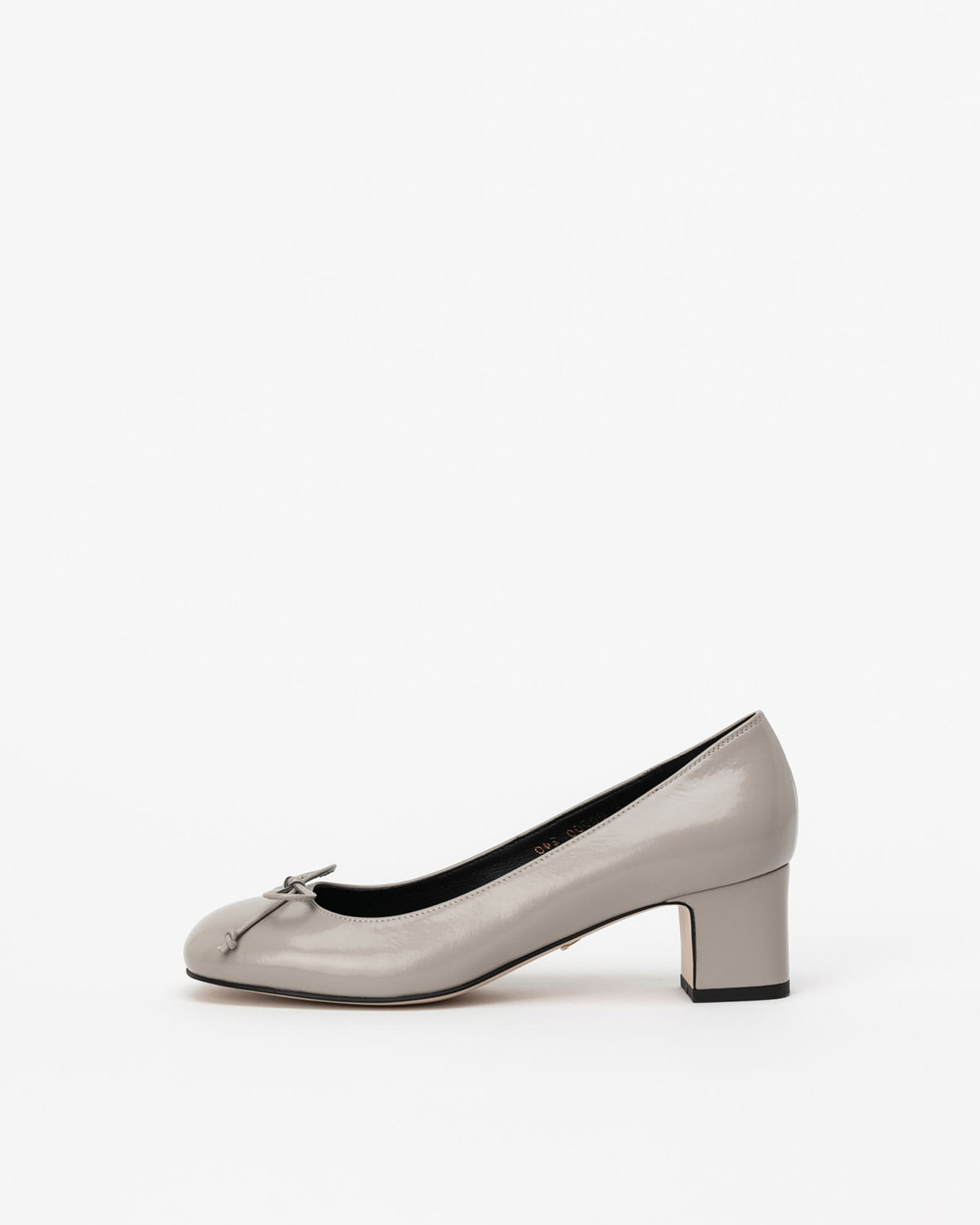 Adore Ribbon Pumps in Wrinkled Dove Gray Box