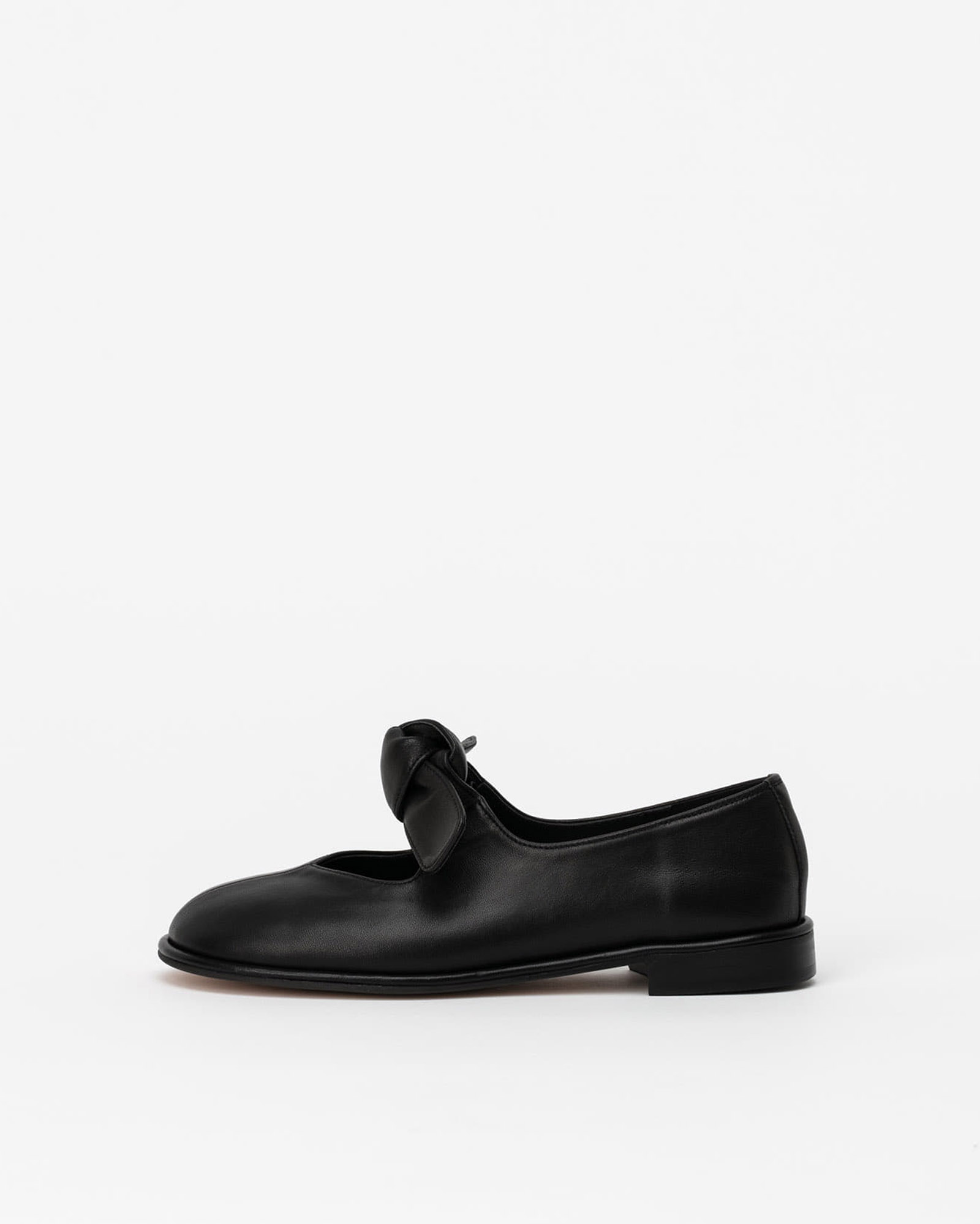 Briggs Ribbon Flat Shoes in Black
