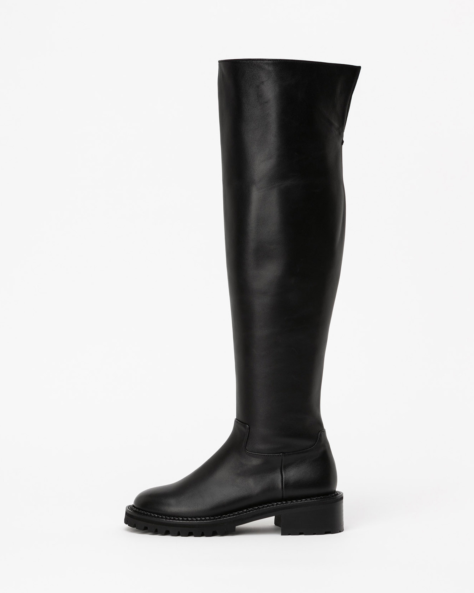 Barcarole Thigh-high Boots in Black