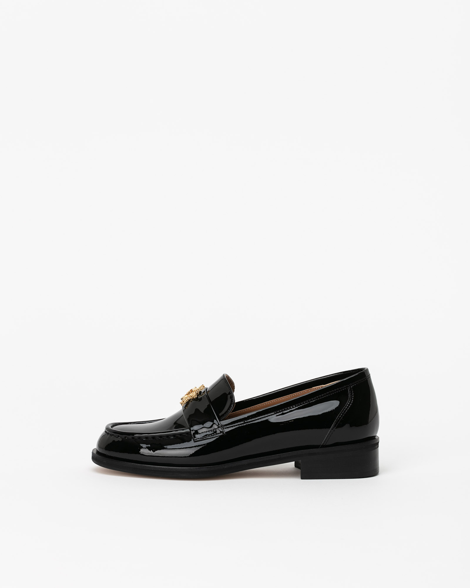 Shootingstar Loafers in Black Patent