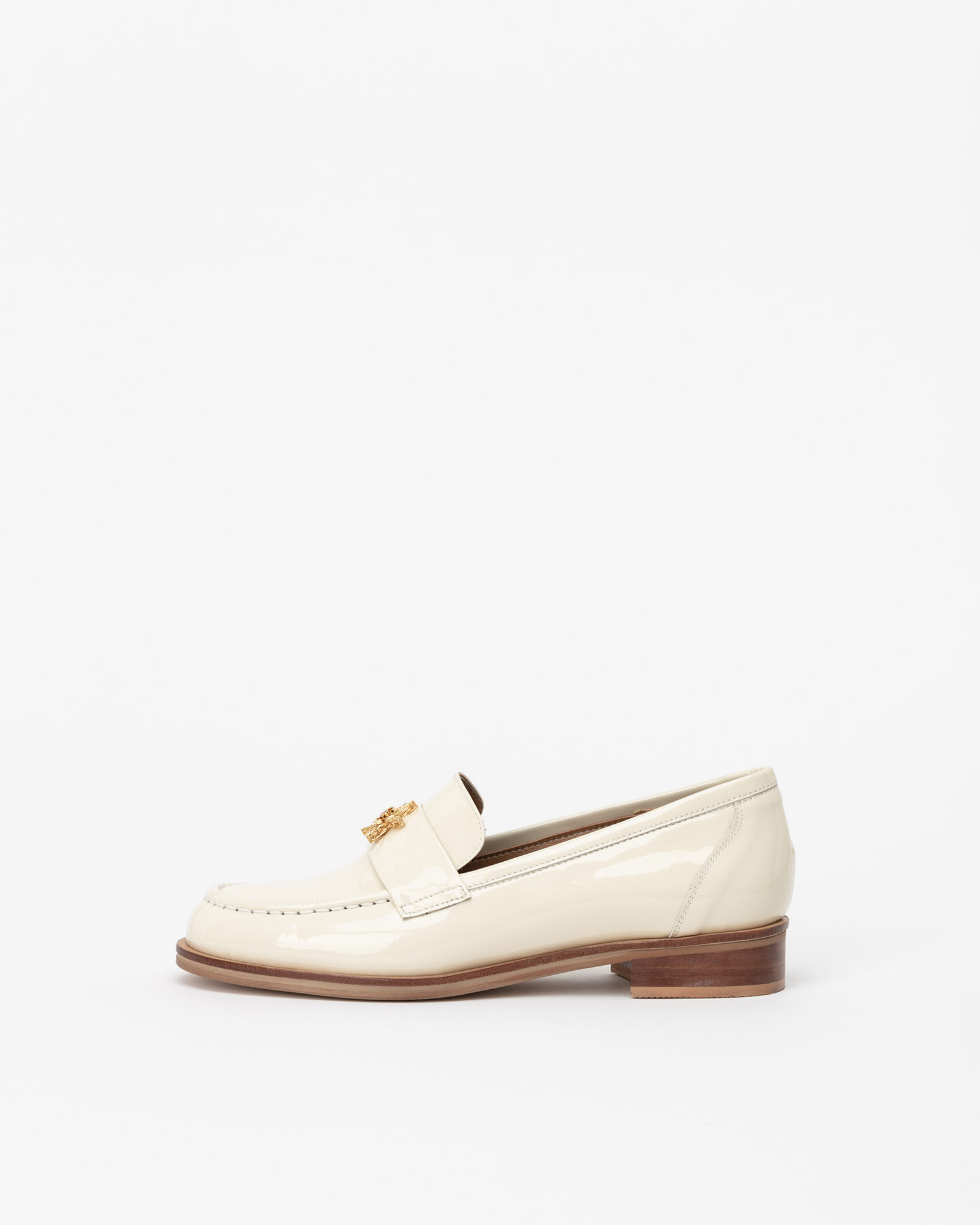 Shootingstar Loafers in Ivory Patent