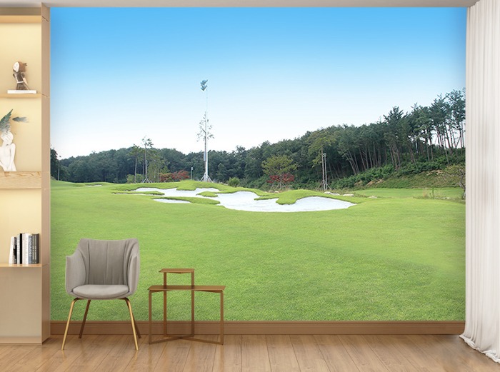 골프 전경 벽지-IMG_5405 골프장 풍경 3폭(주문 제작도 가능)