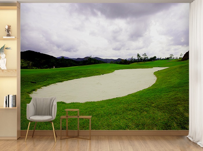 골프 전경 벽지-IMG_2291 풍경 골프장 3폭(주문 제작도 가능)