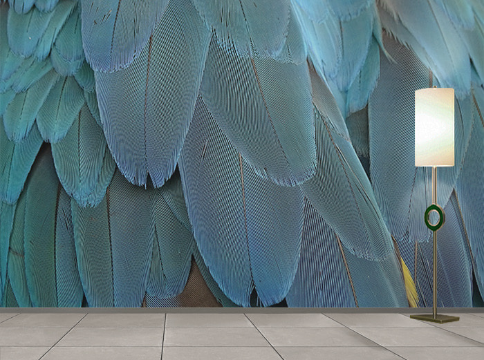 포토 벽지-18PH178 날개 깃털 배경 3폭(주문 제작도 가능)