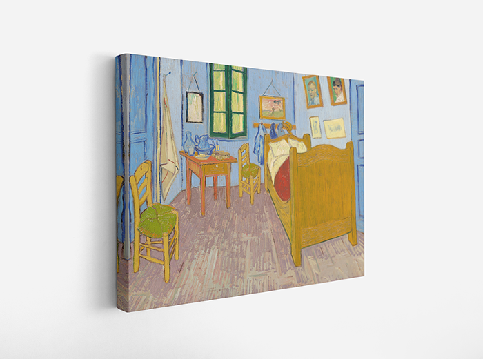 캔버스 액자(직사각)- 23AF033 Vincent van Gogh 빈센트 반 고흐 The Bedroom 고흐의 방 침실 집 풍경 액자