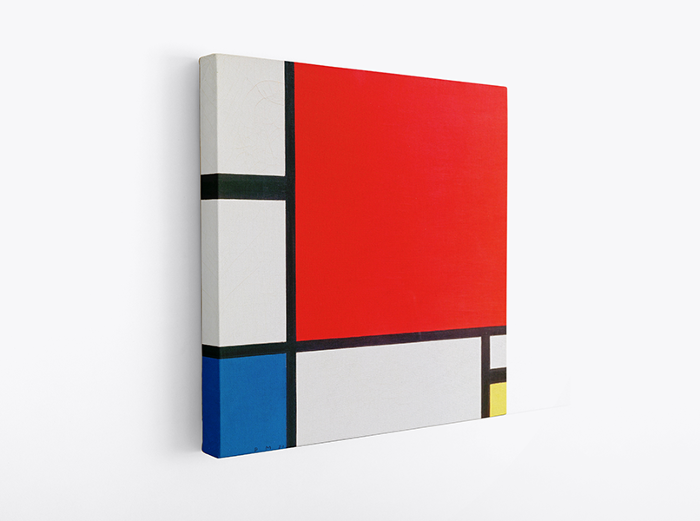 액자 (정사각) - 23AF034 - Piet Mondrian 피트 몬드리안 Composition II in Red, Blue, and Yellow 빨강 파랑 노랑의 구성 II 모던 심플 추상 액자