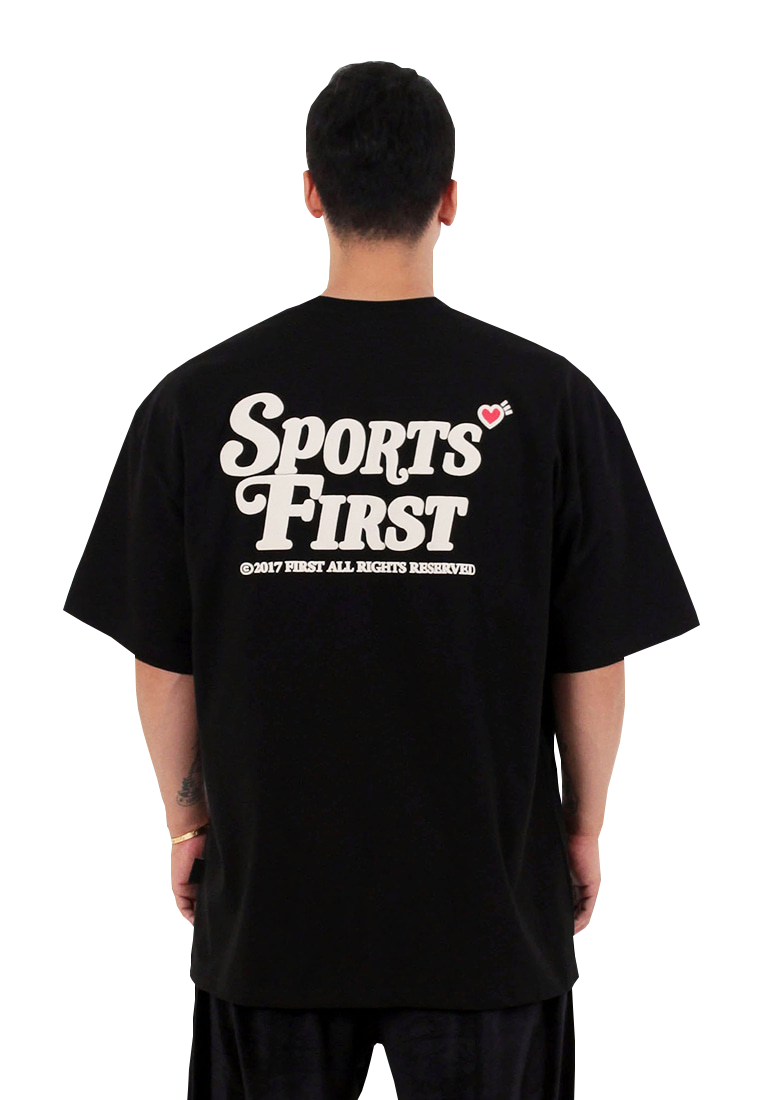 퍼스트 스포츠 하트 티셔츠 (블랙)