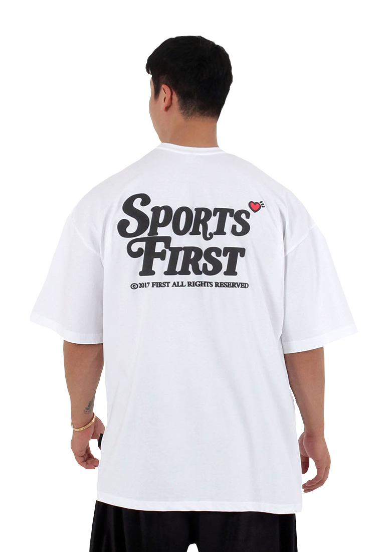 퍼스트 스포츠 하트 티셔츠 (화이트)