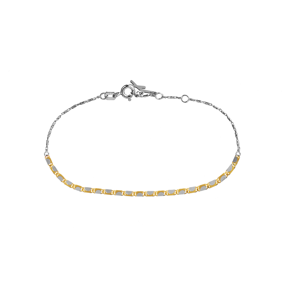 [Lumaca] Yellow &amp; White Bracelet 17.7cm