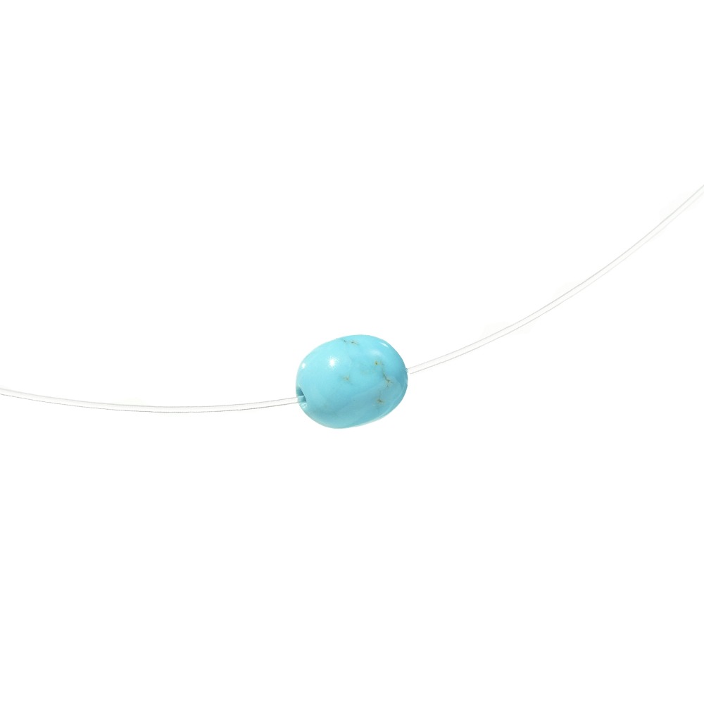 [12 Dec] Turquoise Floating Necklace