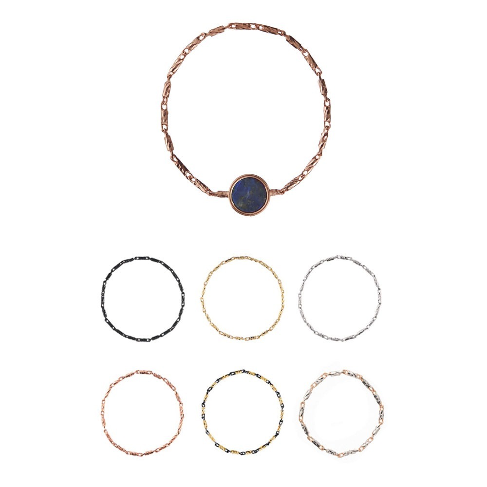 [Arco Blue/Lume] Ring Set
