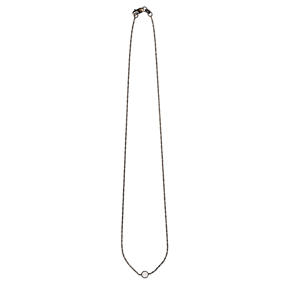 [Arco] White Black Necklace