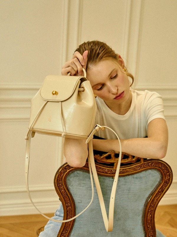 Mini Manon bag_Glossy Ivory