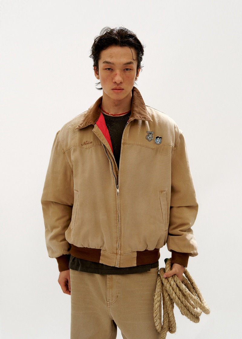NOICE VERDY DYED CANVAS WORK JACKETノイス L NOICE X VERDY - NOICE