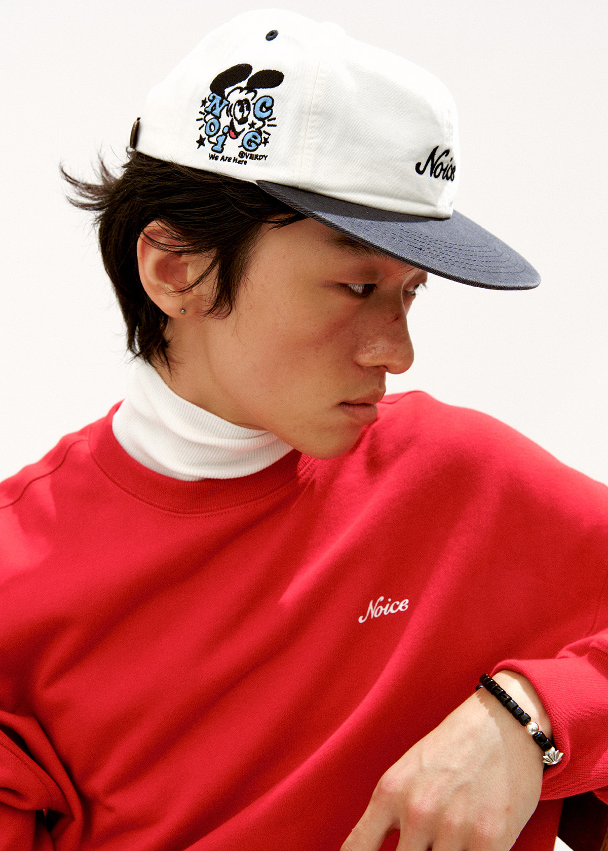 NOICE X VERDY SIX PANEL CAP - IVORY - NOICE