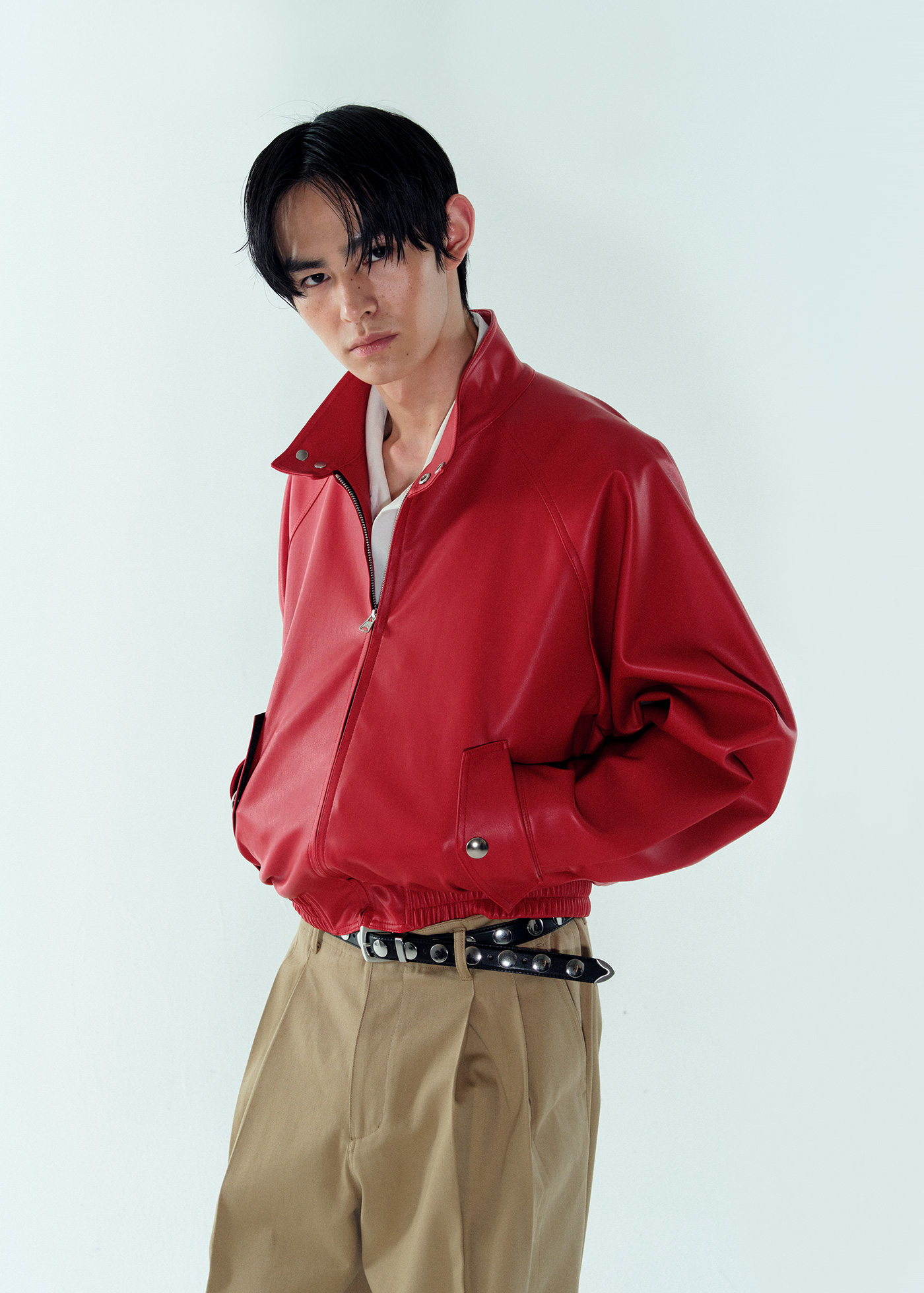 【新品未使用】韓国NOICE ノーカラージャケット 30%OFF【NO ID.(ノーアイディー)】ﾁｪﾝｼﾞﾝｸﾞZIP-2BﾁｪｽﾀｰJKT ジャケット