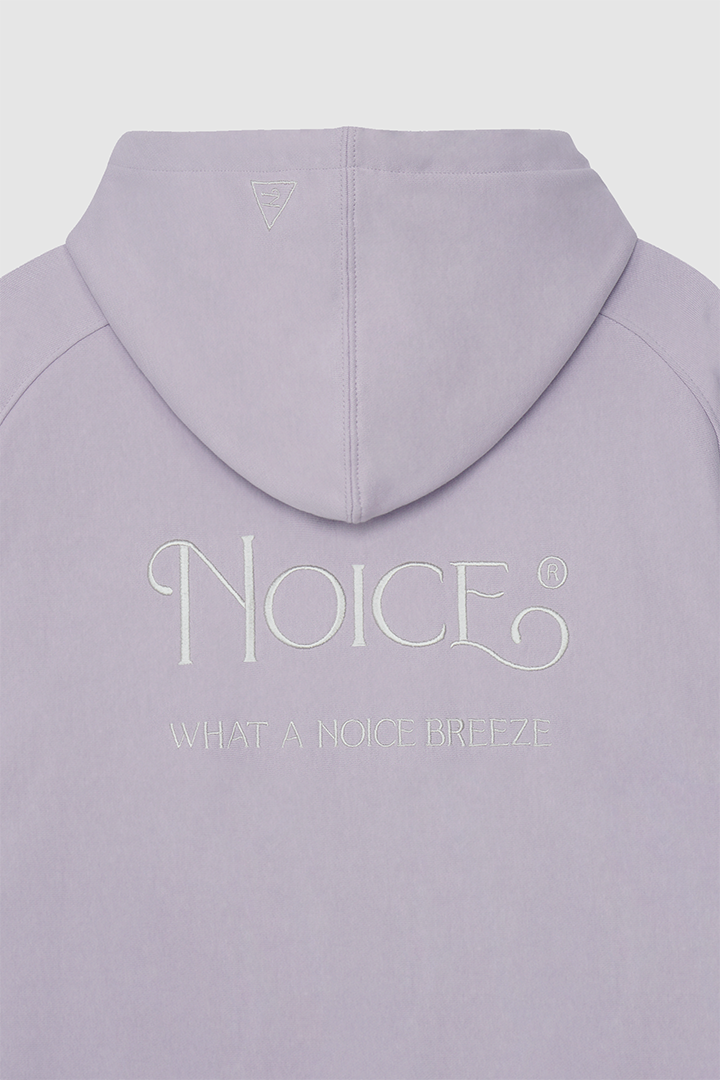 BACK LOGO HOODIE LAVENDER