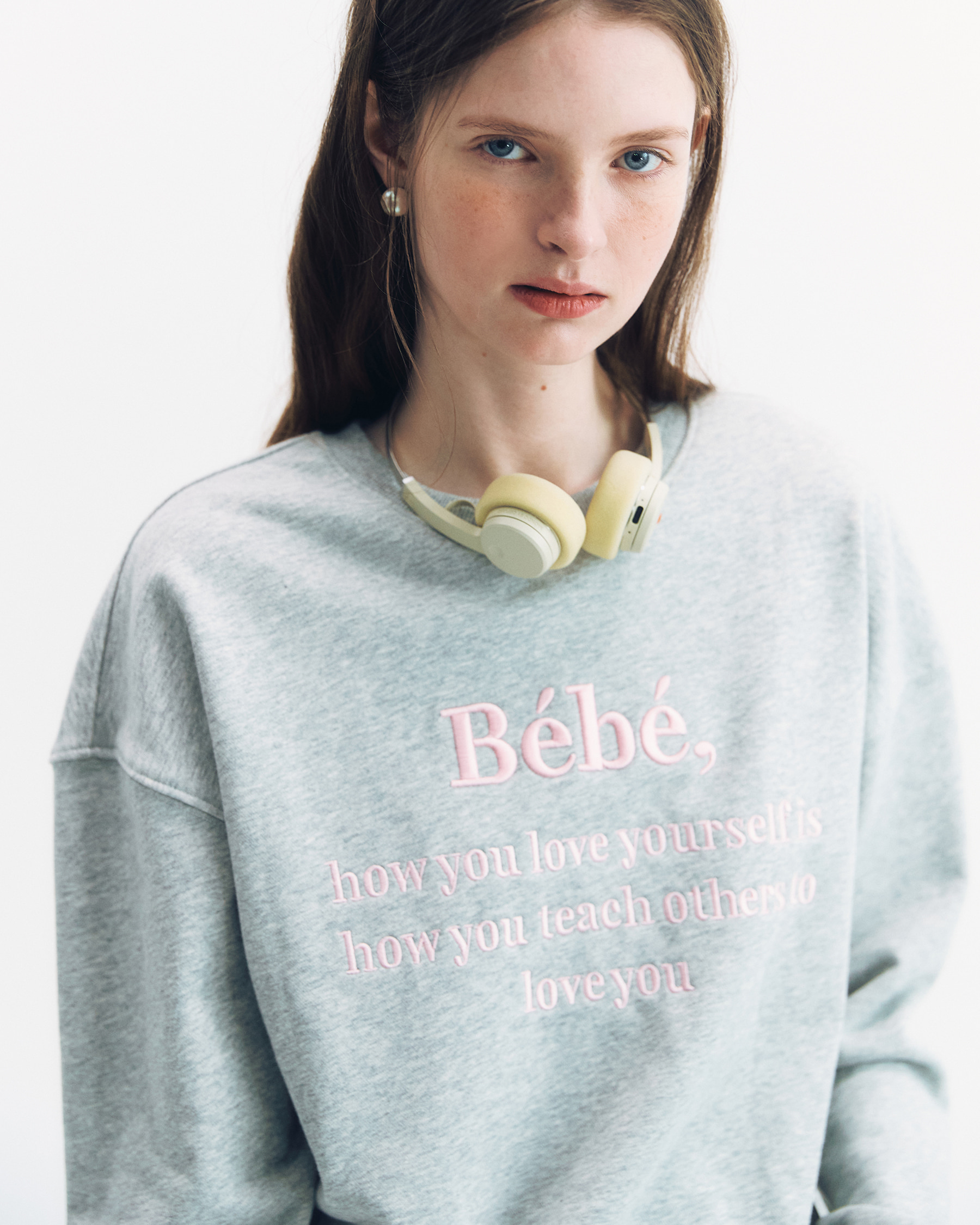 Bébé Soft Sweatshirt [GREY] - noirnine