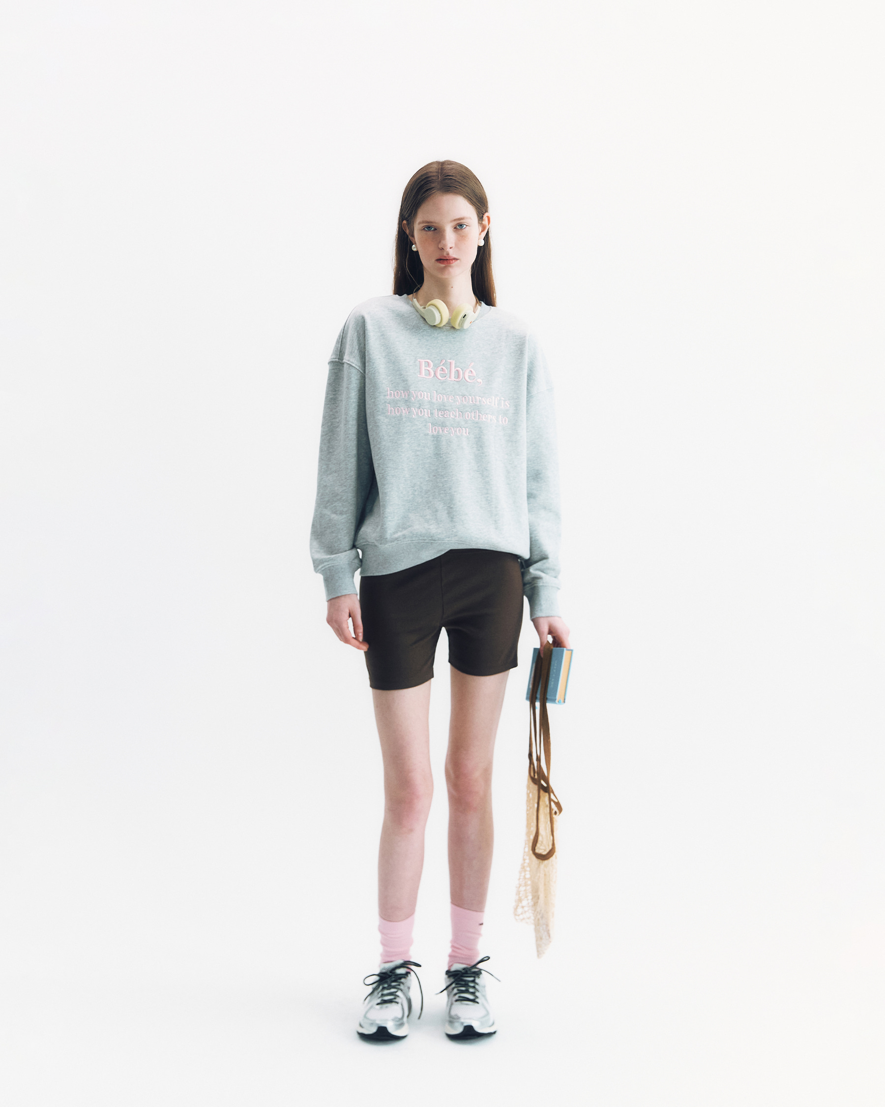 Bébé Soft Sweatshirt [GREY] - noirnine
