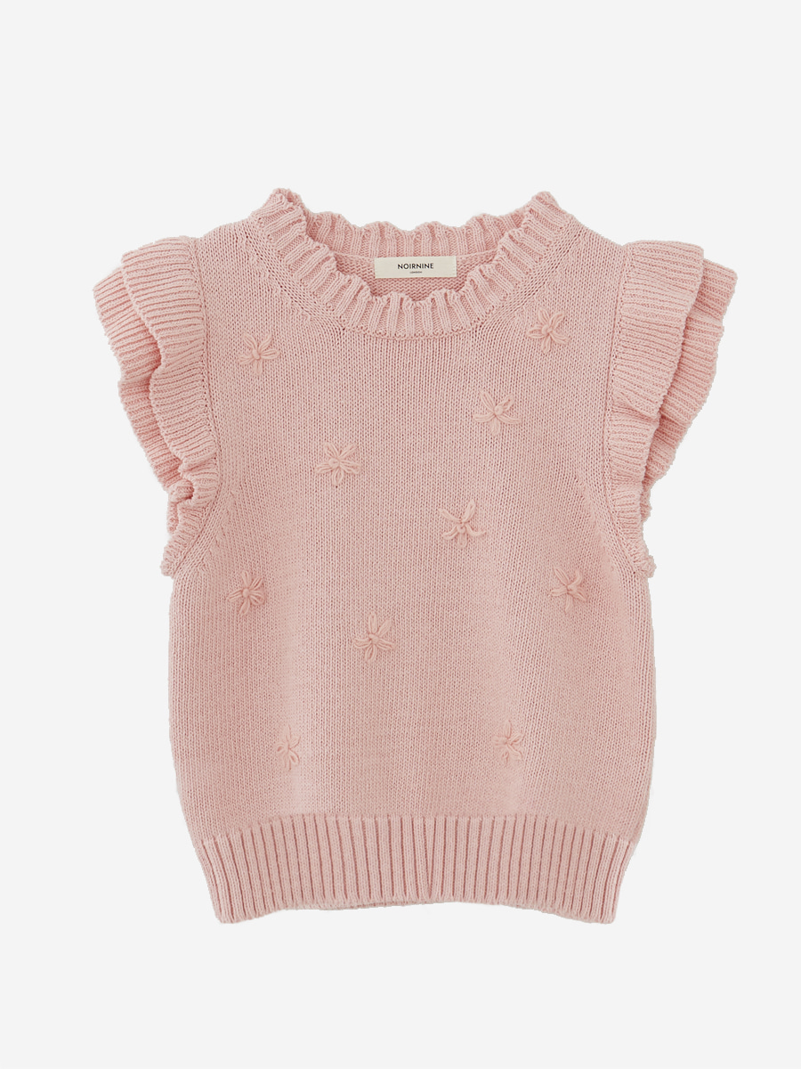 [59% SALE] Flower Point Vest (Pink)