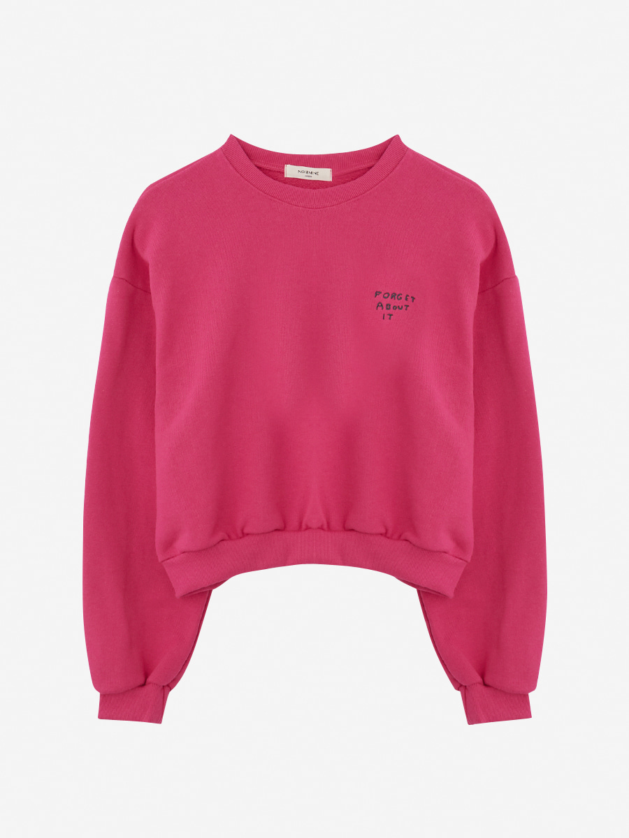 [49% SALE] Forget About It Sweatshirts (Fuchsia)