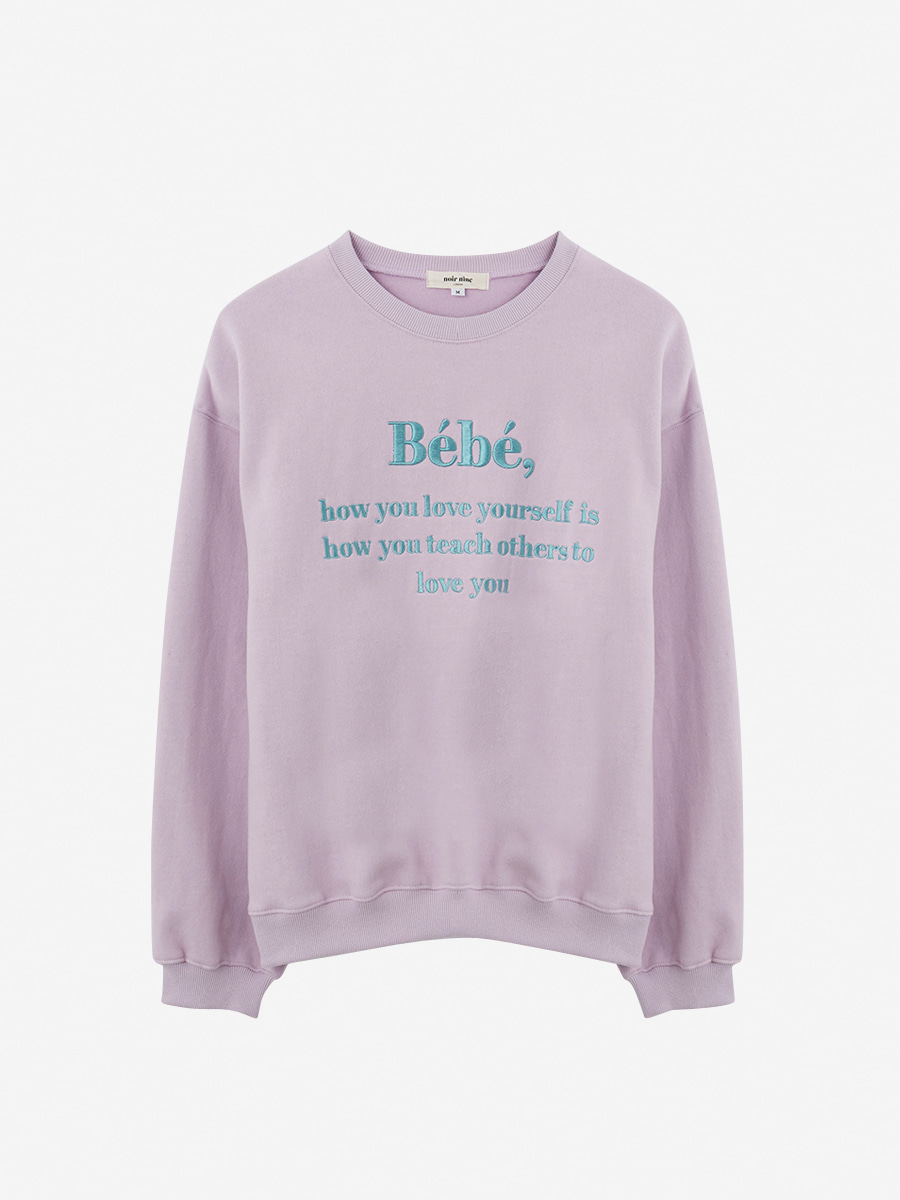 [Limited Edition] Bébé Sweatshirts (Lavender)
