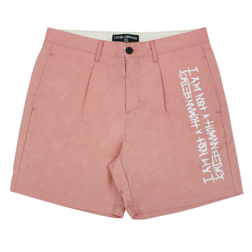 Basic Logo Chinos Shorts - Pink