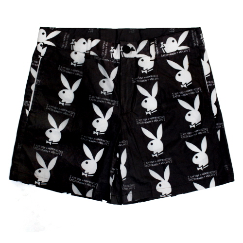 [HBXPB] Rabbit Head x IMXHB Logo Pattern Shorts - Black