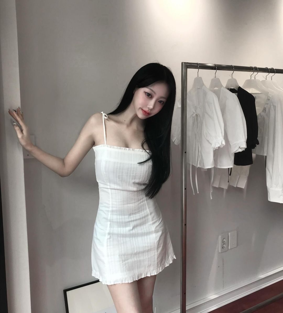 ★NOTYOURROSE★ Lace frill mini dress S size Pre-order delivery on Apr 2][17th Reorder]Lace frill