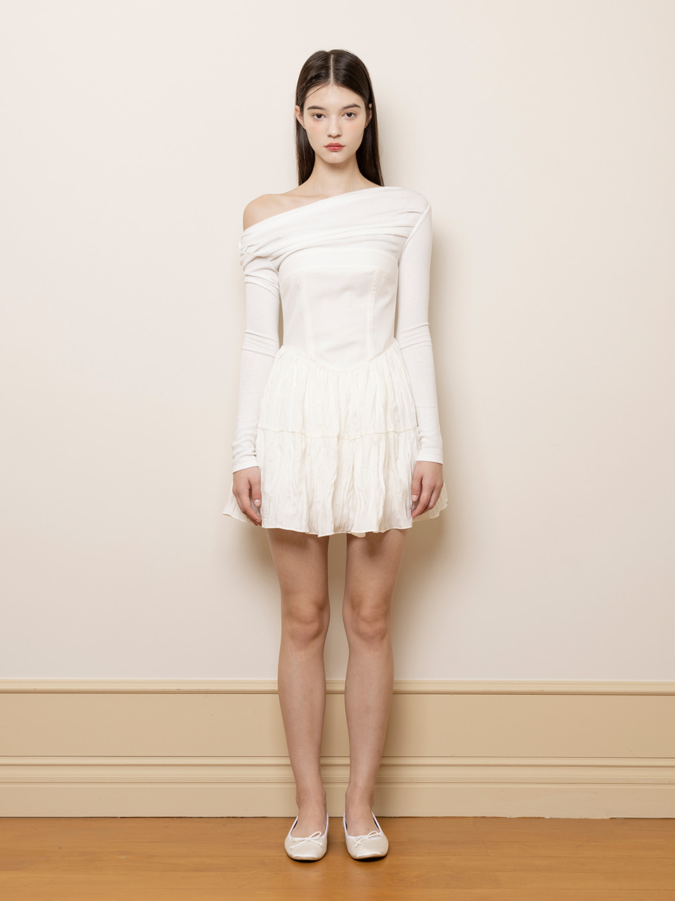 [11월 11일 예약배송] Lily dress (White)