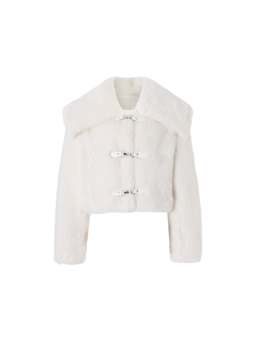 NOT YOUR ROSE ♥ Bebe sailor fur jacket/追跡付 7th Reorder]Bebe sailor fur jacket (Ivory) - Not your rose